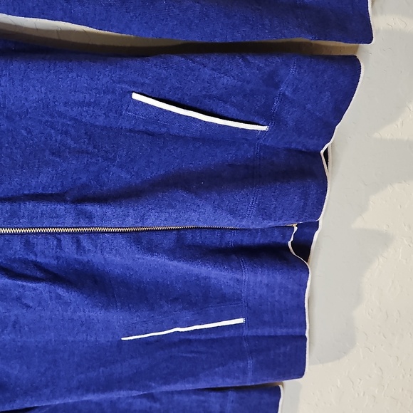 Lilly Pulitzer Blue Hooded Full Zip Jacket, Size Small - Picture 5 of 16